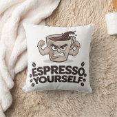 Espresso Sie selbst - Funny Coffee Lover Design Kissen (Decke)