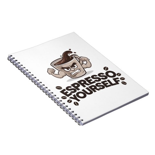 Espresso Sie selbst - Funny Coffee Lover Design Notizblock (Rechte Seite)