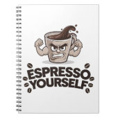 Espresso Sie selbst - Funny Coffee Lover Design Notizblock (Vorderseite)