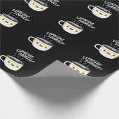 Espresso Sie selbst Funny Coffee Pub Geschenkpapier (Ecke)