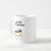 Espresso Sie selbst Funny Coffee Pub Kaffeetasse (Vorderseite Links)