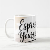 Espresso Sie selbst Funny Coffee Tasse (Links)