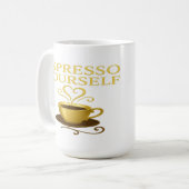 Espresso Sie selbst - Golden Coffee Cup Edition Kaffeetasse (Vorderseite Links)