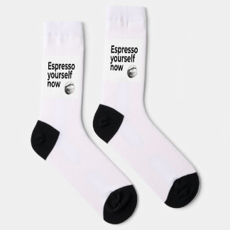 Espresso Sie selbst jetzt Kaffee Zitat Bean Socken