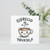 Espresso Sie selbst Kaffee (Stehend Vorderseite)