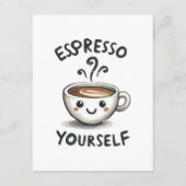 Espresso Sie selbst Kaffee Begleitkarte (Rückseite)