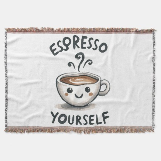 Espresso Sie selbst Kaffee Decke (Vorderseite)