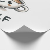 Espresso Sie selbst Kaffee Geschenkpapier (Ecke)