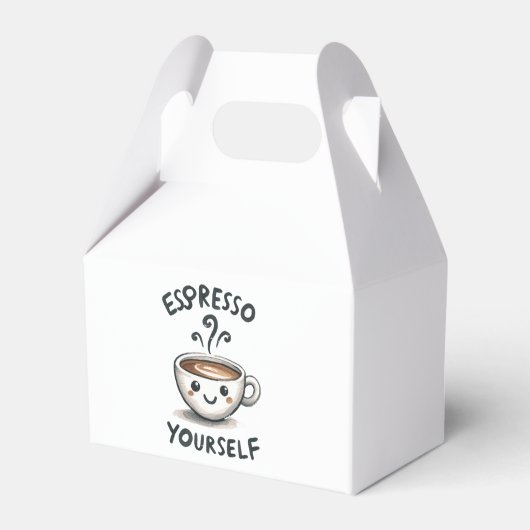 Espresso Sie selbst Kaffee Geschenkschachtel (Vorderseite)