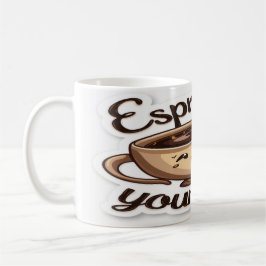 Espresso Sie selbst - Kaffee Lover Kaffeetasse
