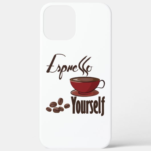 Espresso Sie selbst Kaffee Pub Express Case-Mate iPhone Hülle (Rückseite)