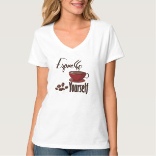 Espresso Sie selbst Kaffee Pub Express T-Shirt