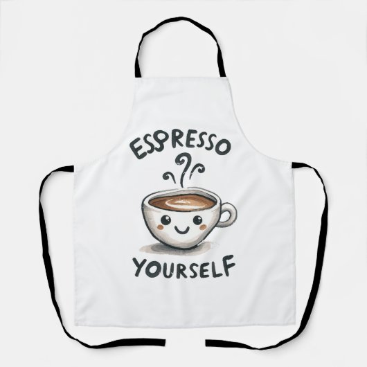 Espresso Sie selbst Kaffee Schürze (Vorderseite)