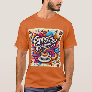 Espresso Sie selbst Kaffee Spaß T-Shirt