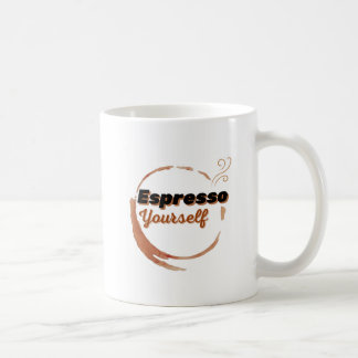 Espresso Sie selbst Kaffee Tasse