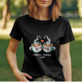 Espresso Sie selbst Liebe Valentine Kaffee Herz T-Shirt