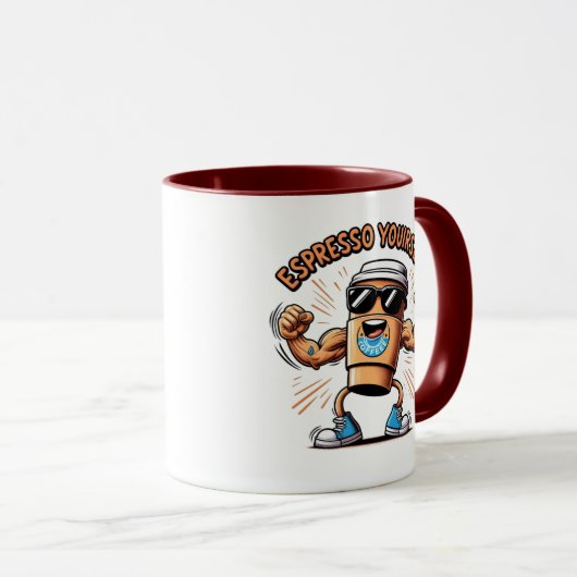 Espresso Sie selbst! Tasse (VorderseiteRechts)