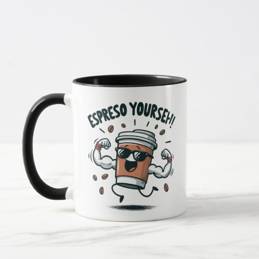 Espresso Sie selbst! Tasse (Links)