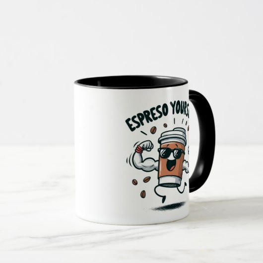 Espresso Sie selbst! Tasse (VorderseiteRechts)