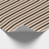 Espresso Stripe Blend Geschenkpapier (Ecke)