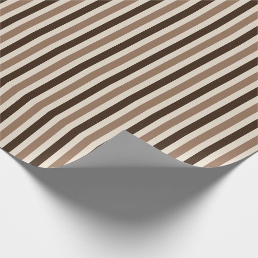 Espresso Stripe Blend Geschenkpapier (Ecke)