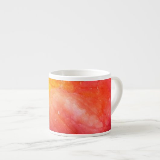 Espresso-Tasse 177ml gelb-orange-rot Espressotasse (Vorderseite Rechts)