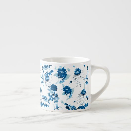 Espresso Tasse-Blue Floral Espressotasse (Rechts)