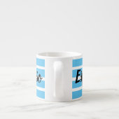 Espresso Tasse - Blue Hoops (Rückseite)