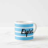 Espresso Tasse - Blue Hoops (Vorderseite Rechts)