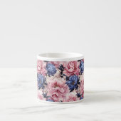 Espresso Tasse-Blumendruck Espressotasse (Vorderseite)