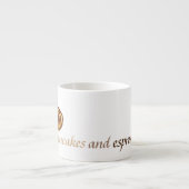 Espresso-Tasse /Cup mit Letter P Pancake Design Espressotasse (Vorderseite)