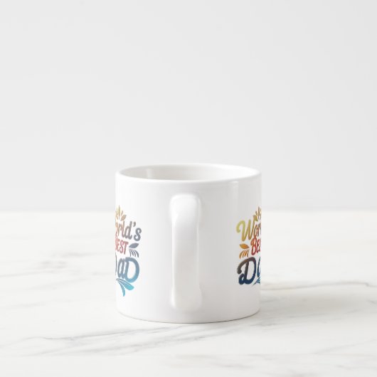 Espresso-Tasse-Design für den besten Vater der Wel Espressotasse (Rückseite)