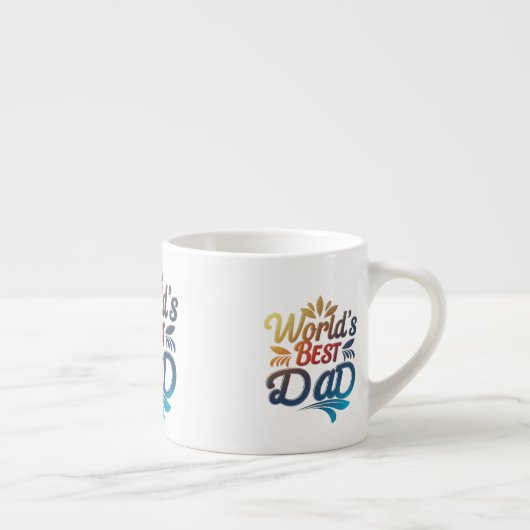 Espresso-Tasse-Design für den besten Vater der Wel Espressotasse (Rechts)
