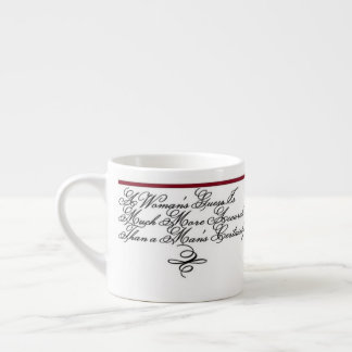 Espresso-Tasse - Ein Zitat von Kipling Espressotasse