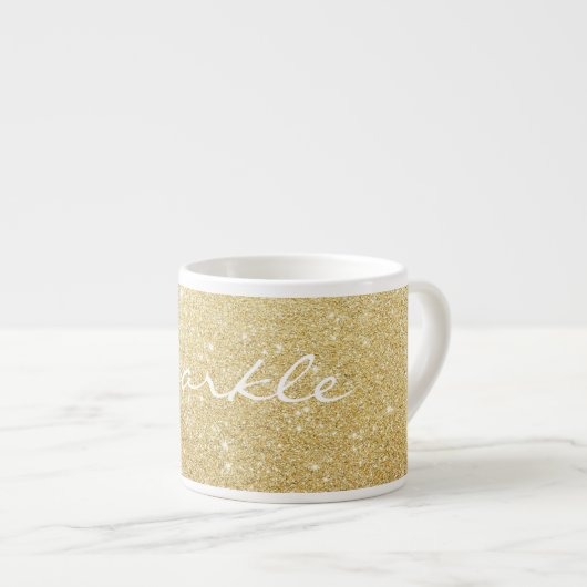 Espresso-Tasse - Glitzerschein Espressotasse (Vorderseite Rechts)