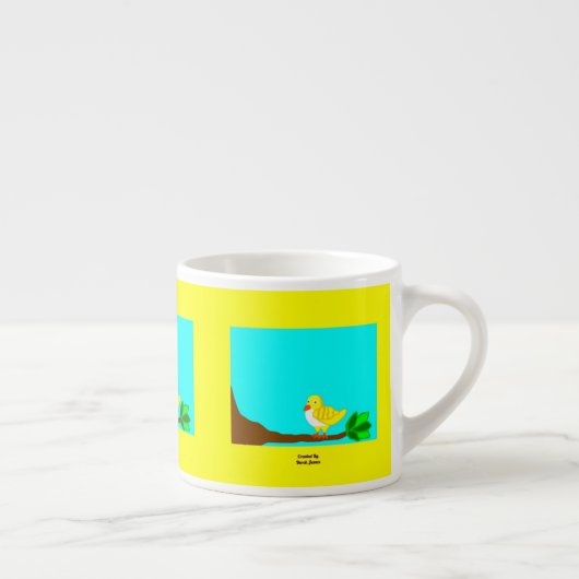 Espresso-Tasse "Good Morning Yellow Bird" Espressotasse (Rechts)
