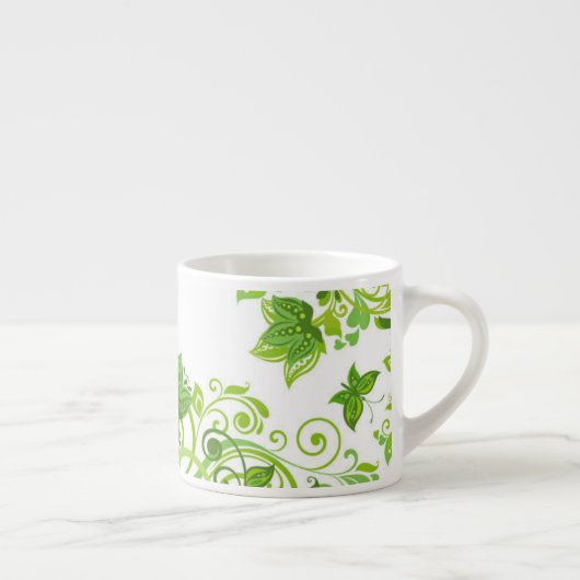 Espresso Tasse Green Floral (Rechts)