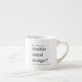 Espresso Tasse Ihr Design Upload 6oz (Rechts)
