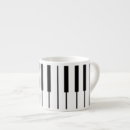 Espresso-Tasse Klavier Musik Espressotasse (Vorderseite Rechts)