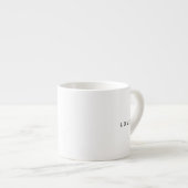 Espresso-Tasse - LIEBE Espressotasse (Vorderseite Rechts)