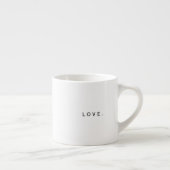 Espresso-Tasse - LIEBE Espressotasse (Rechts)