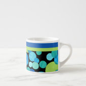 Espresso-Tasse mit blauem Mondmuster Espressotasse (Rechts)