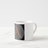 ESPRESSO-Tasse MIT CUSTOM-MONOGRAMM Espressotasse (Vorderseite Rechts)