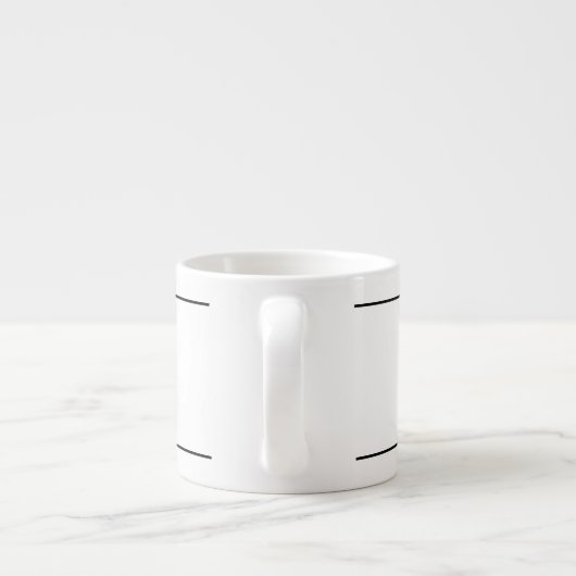 ESPRESSO Tasse MIT DIY INITIALE (Rückseite)