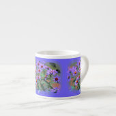 Espresso-Tasse mit lila Sternen Espressotasse (Vorderseite Rechts)