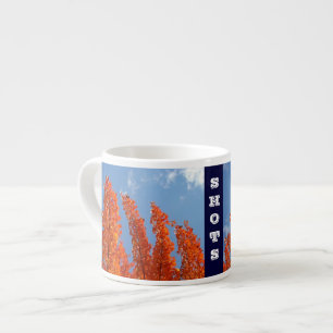 Espresso-Tasse Orange Herbstleaves Blau Espressotasse