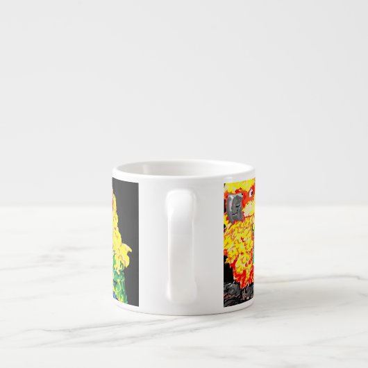 Espresso Tasse Parrots (Rückseite)