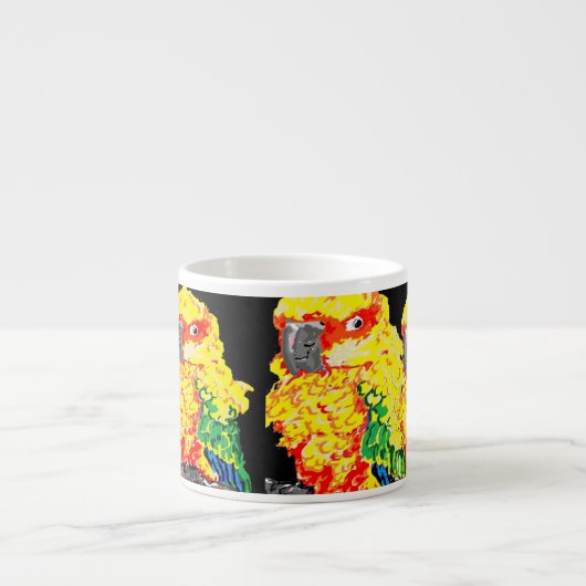 Espresso Tasse Parrots (Vorderseite)