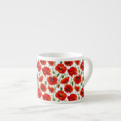 Espresso Tasse-Rote Poppies Espressotasse (Vorderseite Rechts)