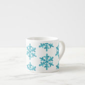 Espresso-Tasse-Schneeflocken Espressotasse (Vorderseite Rechts)